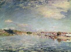 Saint Mammès (Alfred Sisley) - Muzeo.com