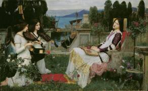Sainte-Cécile (John William Waterhouse) - Muzeo.com