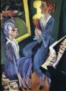 Salle de Musique (Ernst Ludwig Kirchner) - Muzeo.com