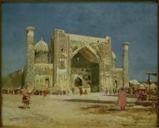 Samarkand, Shir-Dor-Medrese (Michail Nikolajewitsch...) - Muzeo.com