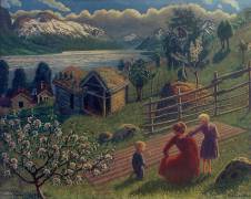 Sandalstrand (Nikolai Astrup) - Muzeo.com