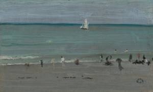 Scène côtière, baigneurs (James Abbott McNeill Whistler) - Muzeo.com