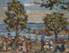 Scène de plage (Maurice Brazil Prendergast) - Muzeo.com