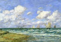 Scène marine (Eugène Boudin) - Muzeo.com
