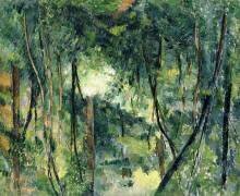 Sous-bois (Paul Cézanne) - Muzeo.com