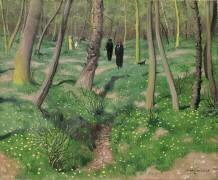 Sous-bois au printemps (Félix Vallotton) - Muzeo.com