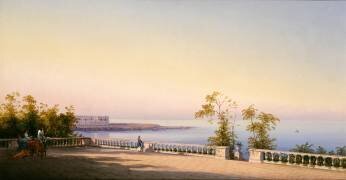 Sur la terrasse (Girolamo Gianni) - Muzeo.com