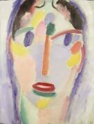 Tête bleue (Alexej von Jawlensky) - Muzeo.com