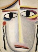 Tête de femme (Alexej von Jawlensky) - Muzeo.com