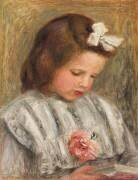Tête d'une fille (Auguste Renoir) - Muzeo.com