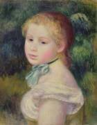 Tête d'une fille (Auguste Renoir) - Muzeo.com