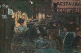 Terrasse du café (Pierre Bonnard) - Muzeo.com