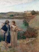 Tobie et l'Ange (Jean-Charles Cazin) - Muzeo.com