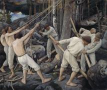 Travailleurs à Karelia (Pekka Halonen) - Muzeo.com