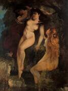 Trois baigneuses (Gustave Courbet) - Muzeo.com