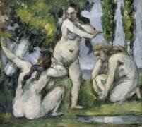 Trois baigneuses (Paul Cézanne) - Muzeo.com