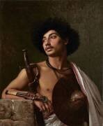 Un guerrier Bischari (Jean-Léon Gérôme) - Muzeo.com