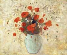 Vase de Coquelicots (Odilon Redon) - Muzeo.com