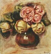 Vase de roses (Auguste Renoir) - Muzeo.com
