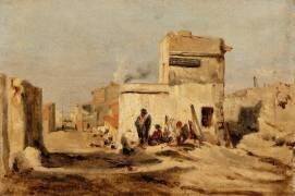 Village oriental (Félix Ziem) - Muzeo.com