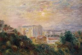 Vue de Montmartre (Auguste Renoir) - Muzeo.com