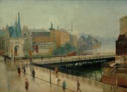 Vue d'Ostende (Arthur Segal) - Muzeo.com