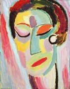 Yeux fermés (Alexej von Jawlensky) - Muzeo.com