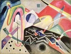 Zig-Zags blancs (Wassily Kandinsky) - Muzeo.com
