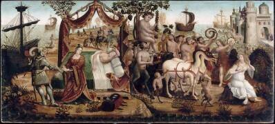 Ariane à Naxos (Maître des Cassoni Campana) - Muzeo.com