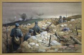 Avant l'attaque (Jean Jacques Berne-Bellecour) - Muzeo.com