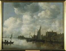 Bateaux de pêche (Jan van Goyen) - Muzeo.com
