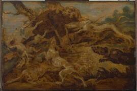 Chasse au sanglier (Frans Snyders) - Muzeo.com