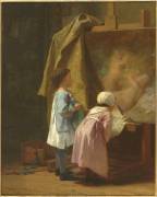 Enfant regardant un tableau (Désiré-François Laugée) - Muzeo.com