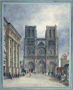 Façade de Notre-Dame de Paris (Frechot) - Muzeo.com