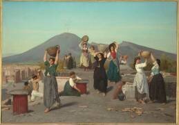 Fouilles à Pompéi (Edouard Sain) - Muzeo.com