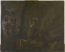 Halte de chasseurs (Sébastien Bourdon) - Muzeo.com