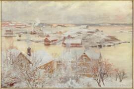 Journée de décembre (Albert Edelfelt) - Muzeo.com