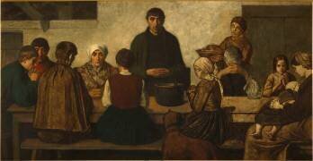 La Bénédicité (Charles de Groux) - Muzeo.com