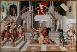 La calomnie d'Apelle (Giovanni Battista Moroni) - Muzeo.com