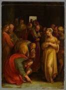 La femme adultère (Frans Francken le Vieux) - Muzeo.com
