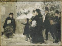 La Toussaint (Esquisse) (Emile Friant) - Muzeo.com