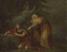 Le désespoir de Cuthullin (Auguste Couder) - Muzeo.com