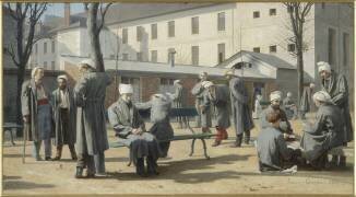 Les convalescents (François-Marie Firmin-Girard) - Muzeo.com