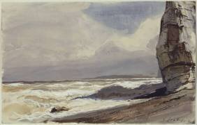 Les falaises d'Etretat (Eugène Isabey) - Muzeo.com