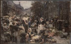 Les Halles. Esquisse (Léon Lhermitte) - Muzeo.com