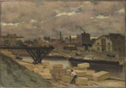 Les Quais (Jean-Charles Cazin) - Muzeo.com