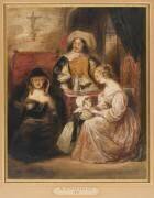 L'heureuse famille (Alfred Johannot) - Muzeo.com