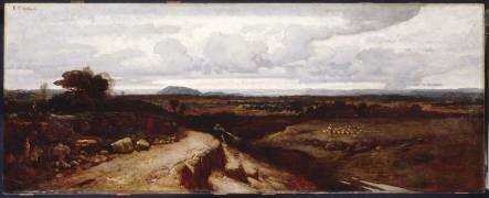 Paysage avec chasseur (François-Nicolas Chifflart) - Muzeo.com