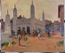 Paysage de Calcutta (Louis Dumoulin) - Muzeo.com