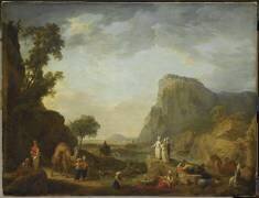 Paysage oriental (Jean-Baptiste Hilaire) - Muzeo.com